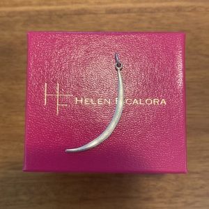 Silver Helen Ficalora Moon Charm